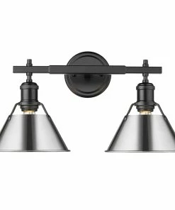 Golden Lighting American Farmhouse Orwell 2 Light Bath Vanity