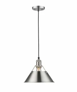 Budget ๐ฏ Golden Lighting Orwell Medium Pendant - 10" American Farmhouse ๐งจ 14 Golden Lighting Orwell Medium Pendant - 10