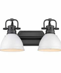 New ✨ Golden Lighting Duncan 2 Light Bath Vanity 👍 183 Golden Lighting Duncan 2 Light Bath Vanity