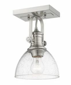 Golden Lighting Hines 1 Light Semi-Flush
