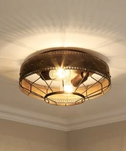 Best deal ๐ฅฐ Golden Lighting Ferris Flush Mount ๐ 19 Golden Lighting Ferris Flush Mount