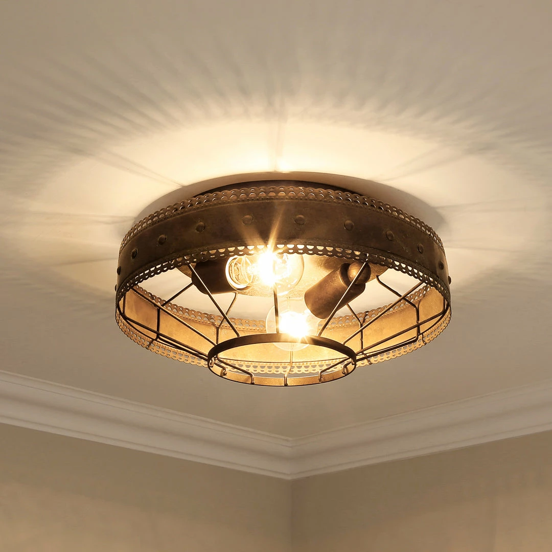 Best deal ๐ฅฐ Golden Lighting Ferris Flush Mount ๐ 7 Golden Lighting Ferris Flush Mount