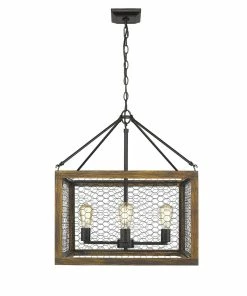 Golden Lighting Sutton 4 Light Chandelier - Closeout American Farmhouse