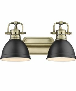 New ✨ Golden Lighting Duncan 2 Light Bath Vanity 👍 133 Golden Lighting Duncan 2 Light Bath Vanity