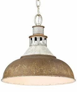 Golden Lighting American Farmhouse Kinsley Large Pendant