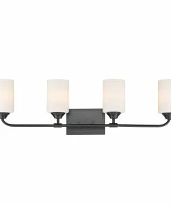 Golden Lighting Ormond 4 Light Bath Vanity American Farmhouse