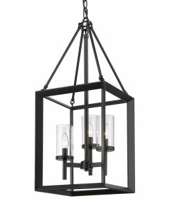Golden Lighting American Farmhouse Smyth 3 Light Pendant