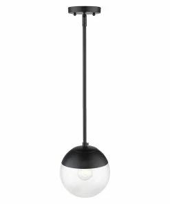 Golden Lighting Dixon Small Pendant With Rod