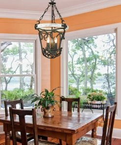 Golden Lighting Madera 3 Light Pendant American Farmhouse