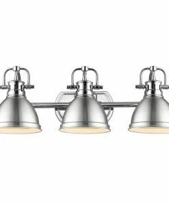Golden Lighting Duncan 3 Light Bath Vanity - Closeout American Farmhouse
