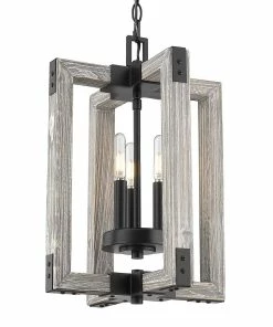 Golden Lighting American Farmhouse Lowell 3 Light Pendant