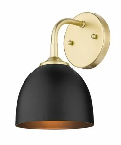 Golden Lighting Zoey 1 Light Wall Sconce American Farmhouse