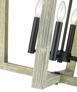 Golden Lighting Regan 6 Light Chandelier - Closeout American Farmhouse