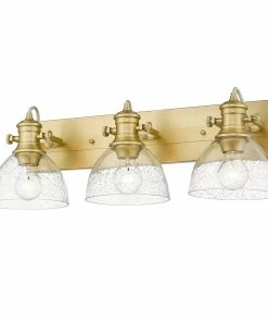 Golden Lighting Hines 3 Light Bath Vanity American Farmhouse