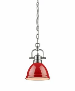 Golden Lighting Transitional Looks Duncan Mini Pendant With Chain - Closeout
