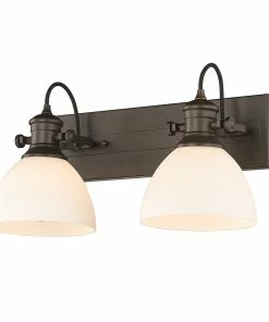 Best Pirce ⭐ Golden Lighting Hines 2 Light Bath Vanity 🥰 45 Golden Lighting Hines 2 Light Bath Vanity