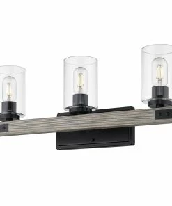 Golden Lighting American Farmhouse Lowell 3 Light Bath Vanity