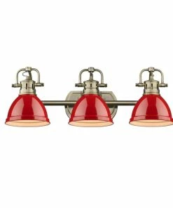 Golden Lighting Duncan 3 Light Bath Vanity - Closeout American Farmhouse