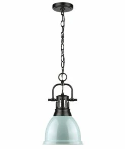 Promo 👍 Golden Lighting Duncan Small Pendant With Chain - Closeout American Farmhouse 🛒 37 Golden Lighting Duncan Small Pendant With Chain - Closeout American Farmhouse