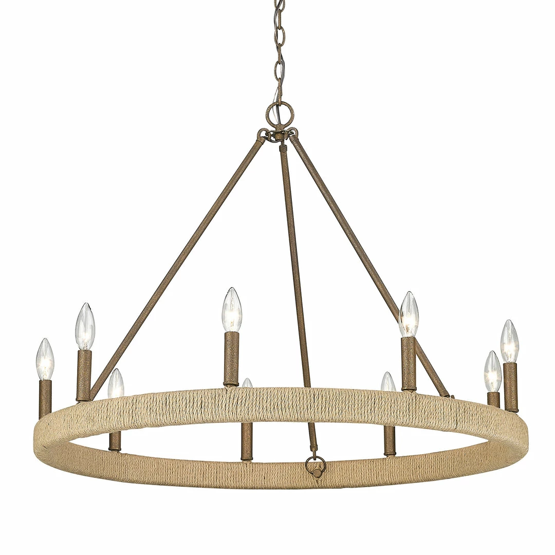 Promo ๐ Golden Lighting Yates 9 Light Chandelier ๐ 5 Golden Lighting Yates 9 Light Chandelier