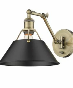 Golden Lighting Transitional Looks Orwell 1 Light Articulating Wall Sconce
