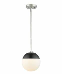 Golden Lighting Dixon Small Pendant With Rod - Closeout