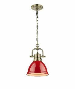 Golden Lighting Transitional Looks Duncan Mini Pendant With Chain - Closeout
