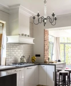 Best Pirce 👏 Golden Lighting Astoria 5 Light Chandelier - Closeout American Farmhouse 🤩 11 Golden Lighting Astoria 5 Light Chandelier - Closeout American Farmhouse