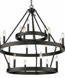 Golden Lighting Alastair 3 Tier - 18 Light Chandelier