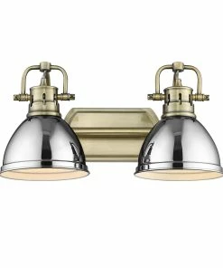 New ✨ Golden Lighting Duncan 2 Light Bath Vanity 👍 136 Golden Lighting Duncan 2 Light Bath Vanity