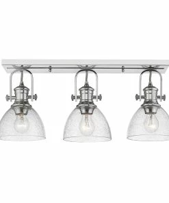 Wholesale ๐ Golden Lighting American Farmhouse Hines 3 Light Semi-Flush โ๏ธ 31 Golden Lighting American Farmhouse Hines 3 Light Semi-Flush