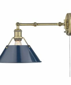 Golden Lighting Transitional Looks Orwell 1 Light Articulating Wall Sconce