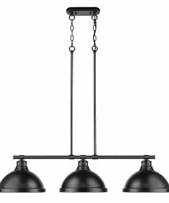 Golden Lighting Duncan 3 Light Linear Pendant