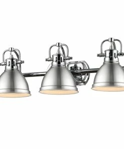 Golden Lighting Duncan 3 Light Bath Vanity - Closeout American Farmhouse