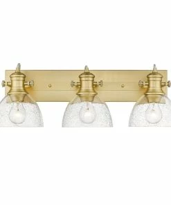 Golden Lighting Hines 3 Light Bath Vanity American Farmhouse