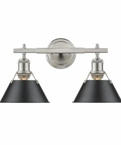 Golden Lighting American Farmhouse Orwell 2 Light Bath Vanity