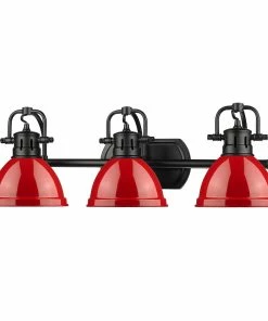 Golden Lighting Duncan 3 Light Bath Vanity - Closeout American Farmhouse