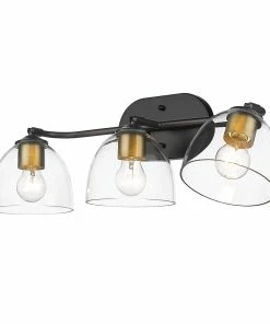 Golden Lighting American Farmhouse Roxie 3 Light Bath Vanity