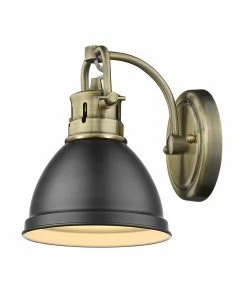 Golden Lighting American Farmhouse Duncan 1 Light Bath Vanity