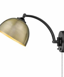 Golden Lighting Rey 1 Light Articulating Wall Sconce