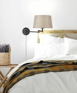 Golden Lighting American Farmhouse Eleanor 1 Light Articulating Wall Sconce