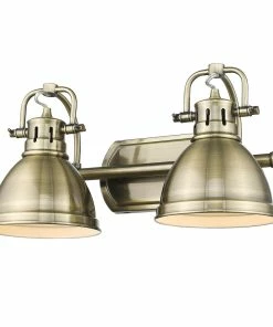 New ✨ Golden Lighting Duncan 2 Light Bath Vanity 👍 128 Golden Lighting Duncan 2 Light Bath Vanity