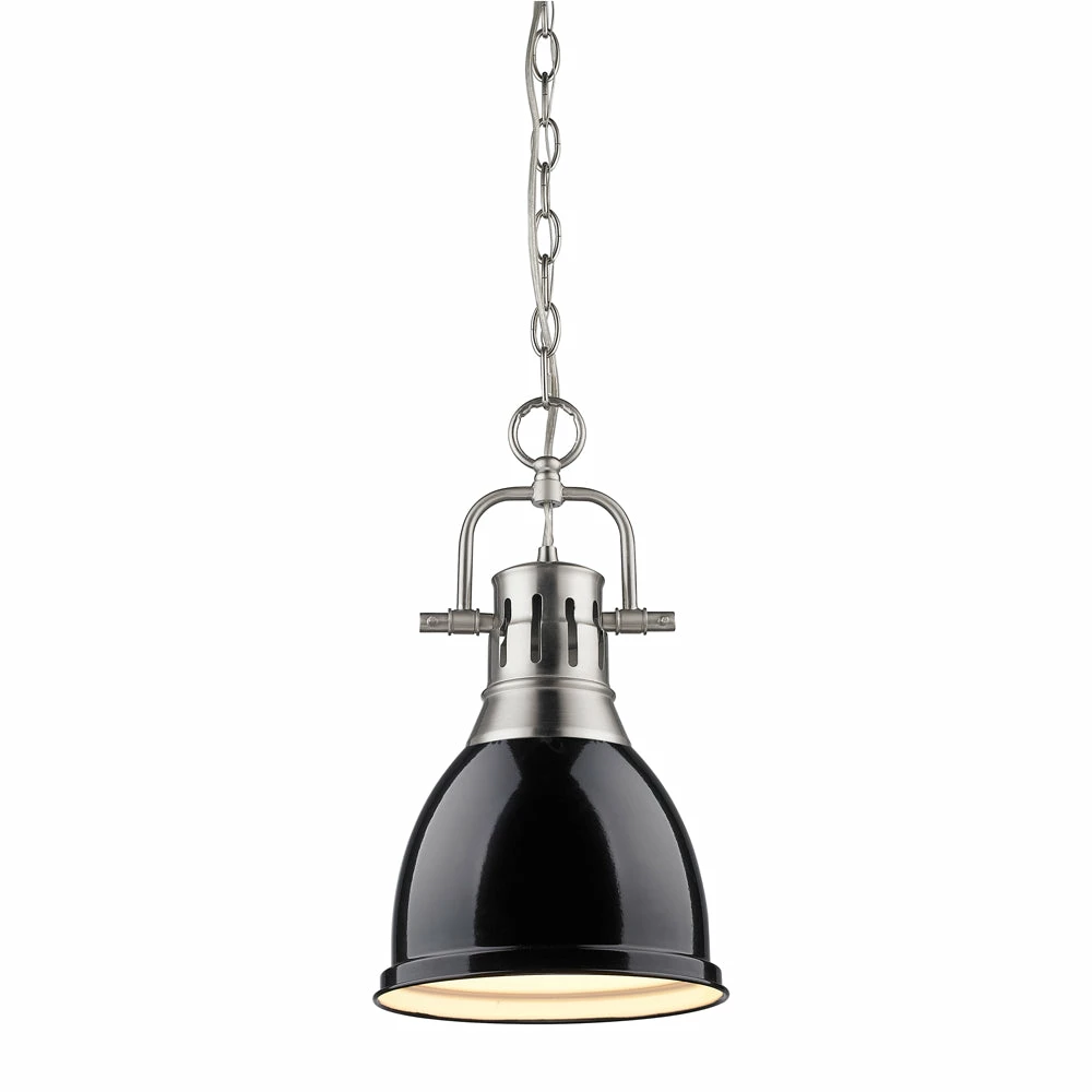 Promo 👍 Golden Lighting Duncan Small Pendant With Chain - Closeout American Farmhouse 🛒 8 Golden Lighting Duncan Small Pendant With Chain - Closeout American Farmhouse