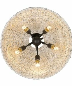 Golden Lighting American Farmhouse Rue 5 Light Pendant