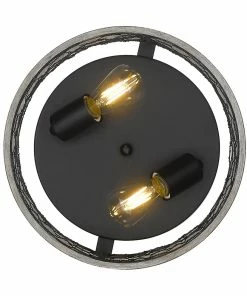 Discount ✨ Golden Lighting American Farmhouse Bailey Flush Mount - 11" 🎉 7 Golden Lighting American Farmhouse Bailey Flush Mount - 11