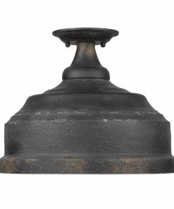 Golden Lighting Keating Semi-Flush American Farmhouse