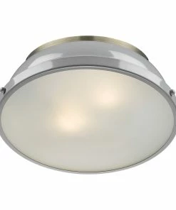 Golden Lighting Transitional Looks Duncan 14" Flush Mount