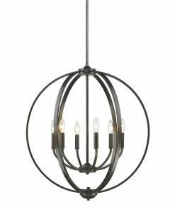 Best Pirce ๐งจ Golden Lighting American Farmhouse Colson 6 Light Chandelier โค๏ธ 39 Golden Lighting American Farmhouse Colson 6 Light Chandelier