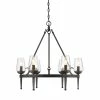 Golden Lighting Marcellis 6 Light Chandelier American Farmhouse