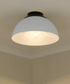 Golden Lighting Zoey Flush Mount American Farmhouse